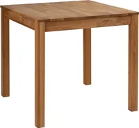 Esstisch - Eichenholz massiv geölt - 80 x 80 cm - keilgezinkt