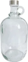 1,5 L Flasche mit rundem Griff Rundgriff Henkel Schraubverschlüss Weinballon