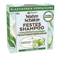 Garnier Kokos & Bio-Aloe s Shampoo, 60g / - Produkt für  Haarpflege mit natürlichen Kokos- und Bio-Aloe-Extrakten. Sanfte Reinigung und intensive Feuchtigkeit für geschmeidiges und ges