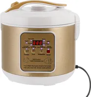 6L Schwarzer Knoblauch Fermentierer automatische intelligente Fermentationsmaschine (gold, weiß)