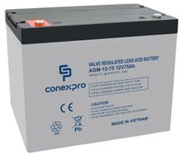 Batterie Conexpro AGM-12-75 VRLA AGM 12V/75Ah, T14