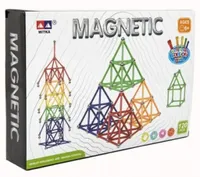 Magnetická stavebnica 120 ks plast/kov
