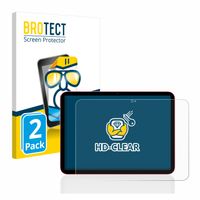 2x BROTECT Schutzfolie für Apple iPad 10.9" 2022 (10. Gen.) Folie Klar Transparent
