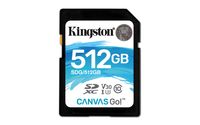 Kingston Canvas Go! - 512 GB - SDXC - Klasse 10 - UHS-I - 90 MB/s - 45 MB/s