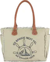 Sunsa Damen Handtaschen. Kleine Tasche aus Canvas & Leder. Beige Nachhaltige Schultertasche. Vintage Handgelenktasche