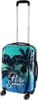 Reisekoffer Koffer Hartschalenkoffer Reisetrolley Blau Größe S  55x40x23cm