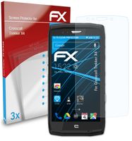 atFoliX FX-Clear 3x Schutzfolie kompatibel mit Crosscall Trekker X4 Displayschutzfolie