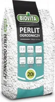 BIOVITA Perlite 20L - Perlit dla roślin do ulepszania podłoża glebowego - 3-6mm - Ulepszanie gleby - Podłoże zatrzymujące wilgoć - Idealne do ogrodu i roślin domowych