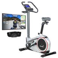 Ergometer Skandika Morpheus mit App Steuerung und Street View Funktion- Heimtrainer, Indoor fahrrad