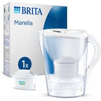 Brita Wasserfilter-Kanne Marella weiß 2,4L inkl.1 MX Pro Kartusche (1er Pack)