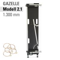 TECHWORK Styroporschneider "Gazelle" Modell 2.1 - 200 Watt inkl. 5 Drähte  | Heißdrahtschneider zum Schneiden von Dämmplatten und Isolierplatten