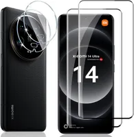 Panzerglas für Xiaomi 14 Ultra Schutzfolie 2x Kamera Schutzglas Folie 2x Panzerfolie