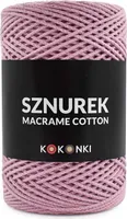 Makramee-Baumwollgarn 2mm Altrosa 200m Kokonki