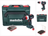 Metabo BS 18 LT BL Q Akku Bohrschrauber 18 V 75 Nm Brushless + Bit Set 32 tlg. + metaBOX - ohne Akku, ohne Ladegerät