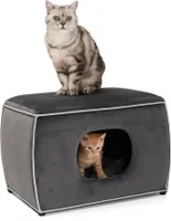Katzenhöhle Nelson · Grau · Katzenbett, Kuschelhöhle für Katzen