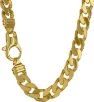 Panzerkette Halskette  - 585 - 14 Karat Gold - Breite 7,0 mm  - Kettenlänge  50 cm - Artikel 32757