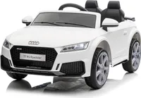Kinder Elektro Auto Audi TT RS Roadster mit Fernbedienung Usb und Mp3 Anschluss 12V 7A.H Weiss
