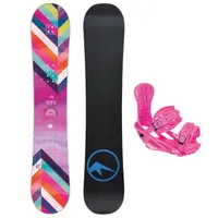 Trans Damen Snowboard Set LTD 141 cm Multicolor + Pipe M Bindung