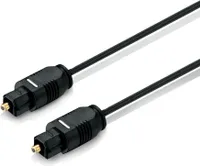 PureLink Toslink 2.2mm 1.5m, TOSLINK, Männlich, TOSLINK, Männlich, 1,5 m, Schwarz