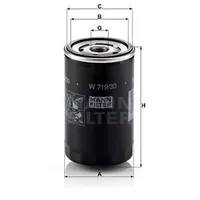 Filtr oleju MANN-FILTER W 719/30