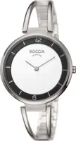 Boccia 3260-01 Damen-Armbanduhr, Metall-Armband