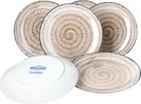 Van Well Riva 6ks sada dezertních talířů 6 osob dortový talíř plochý porcelán vhodný do myčky nádobí
