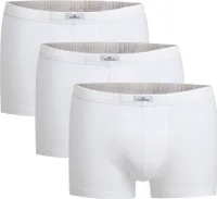 GÖTZBURG pánske nohavice, nohavice - bavlnené single jersey biele, uni, 3-pack veľkosť: 5