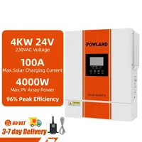 Ładowarka z hybrydowym inwerterem solarnym, moc 4000 W, kontroler ładowania MPPT, ISolar-SMG-II-4KW-WIFI