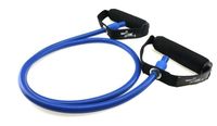 Dittmann Body Tube Schaumgriff Widerstandsband Expander Fitness Band - Blau (Sehr Starker Widerstand)