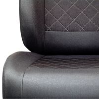 Schwarz-graue Sitzbezüge für VOLVO V50 Autositzbezug Komplett 