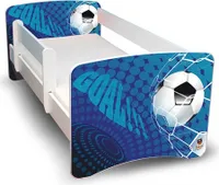 Best for Kids Kinderbett 90x200 cm ohne Matratze mit Rausfallschutz Goal