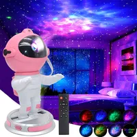 Sternenhimmel Projektor Galaxie Nachtlicht Kinderzimmer Nachbildung 360° Rotation Astronaut Projektor Nebelfleck Lampe Party Schlafzimmer Fernbedienung