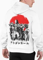 muži Son Goku Piccolo Goten Dragon Parody Anime Manga Hoodie