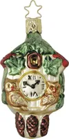 Christbaumschmuck Kuckucksuhr Glas 9cm 1 Stück