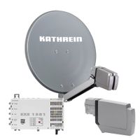 Kathrein CAS 80 Sat-Antenne Graphit (gr) multifeedfähig - 8 Teiln. Unicable