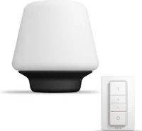 Philips LED Tischleuchte Hue White Ambiance Schwarz 9.5W E27 806lm 2200-6500K Dimmbar App Amazon Alexa mit Dimmschalter
