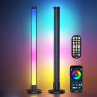 2 Stück LED RGB Lightbar Bluetooth APP Steuerung TV Hintergrundbeleuchtung Musik Sync Lichtleist Atmosphäre Lampe