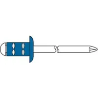 Mehrbereichs-Blindniet Stahl/Stahl Flachrundkopf4x10mm GESIPA