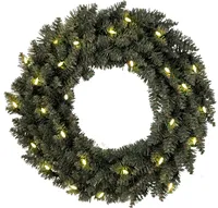 Best Season LED-Tannenkranz "Calgary" beleuchtet ca.50 cm Ø30 w/w LED, grün, Trafo, outdoor, 612-60