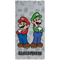 Ręcznik kąpielowy Halantex Super Mario 70x140 cm, 100% bawełna