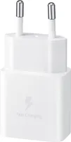 Originálna nabíjačka Samsung rýchlonabíjací kábel adaptér napájanie 15W zástrčka USB typ C biela