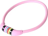 M-Wave DS 12.6,5 S Fahrradschloss Kinder Zahlenschloss pink