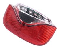 Gazelle Innergie Hecklicht - Rot, transparent, LED, 115x65 mm, Fahrradbatterie, geeignet für Gazelle Innergie E -Bikes