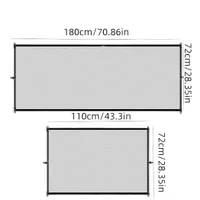 Ausziehbares Türsicherheitstor, Treppensicherheitstor, 0-180 cm, 72 cm hoch, Einhandbedienung, Sicherheitstor Hundetor, Haus, für Treppen/Türen/Innen