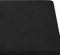 vidaXL Wandpaneele 12 Stk. Schwarz 90x15 cm Samt 1,62 m²