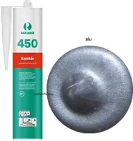Ramsauer 450 Sanitär 1K Silikon Dichtstoff 310ml Kartusche alu