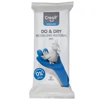 Hmota modelovací Creall Do & Dry, samotvrdnoucí, 1 kg, bílá