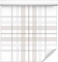 10m VLIES WALLPAPER Roll Grid Scottish Minimalism Lines Stripes XXL