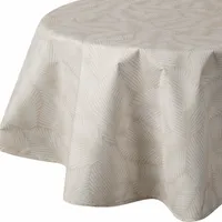 Runde Tischdecke GARDEN 150 cm beige