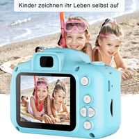 KZKR Kinderkamera HD Kinder Student Digitalkamera mit 32G Speicherkarte für Kinder Geschenk, Blau